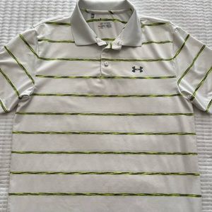 Men’s Under Armour Heat Gear golf shirt size Medium.